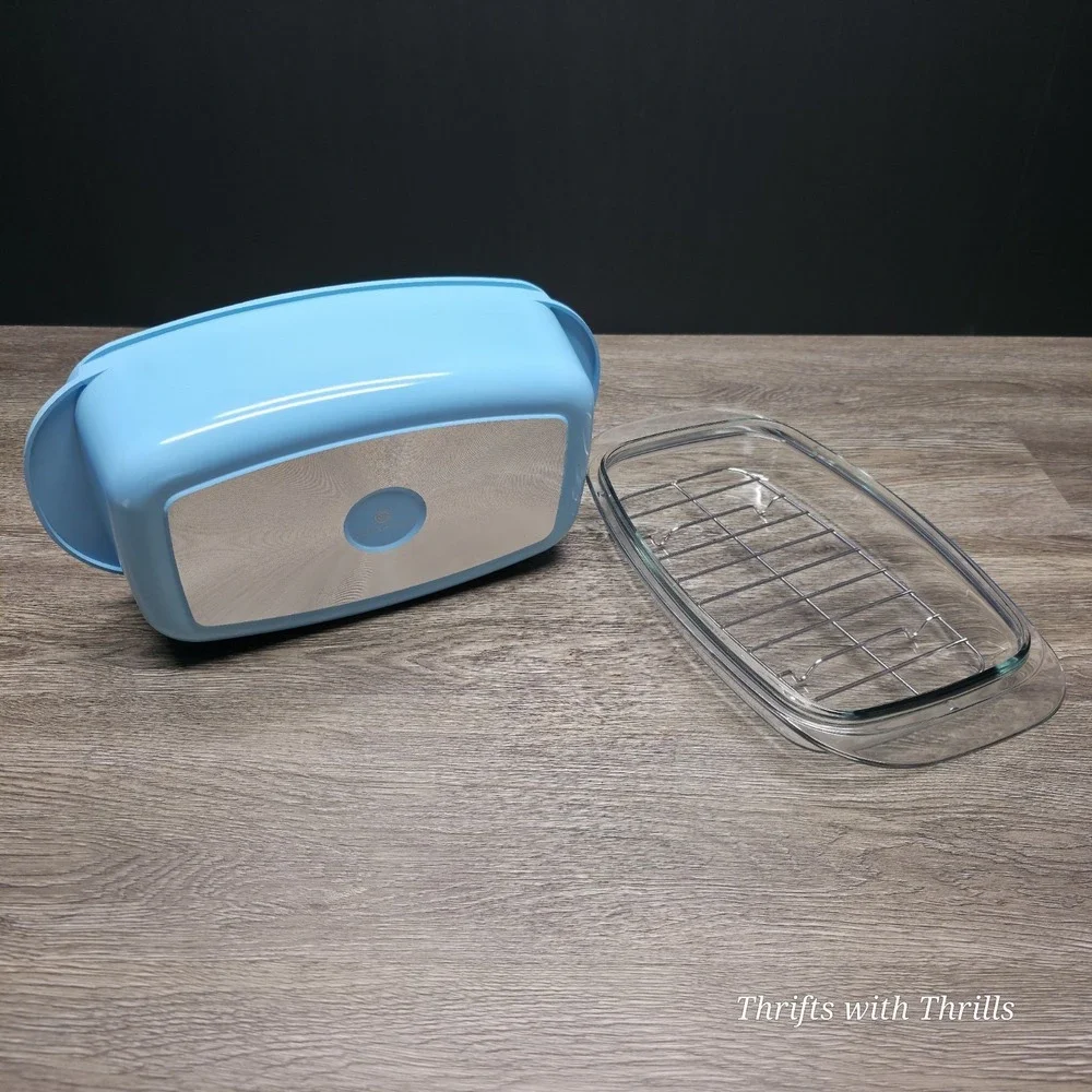 Cook' Essentials Blue 6 Qt Casserole Dish -  Cast Aluminum With Wire Rack - New‎